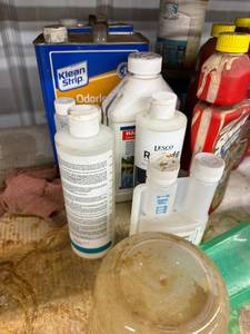 Mixed Lot of Garage Fluids Inc Insecticides, Tempo,  Klean Strip & More - content quantities unverified