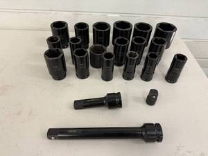 Impact Socket Set - GRIP 12 CR-MO SAE & Metric