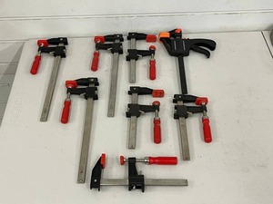 Bar Clamps - Assorted Steel Clamps (Lot of 8)