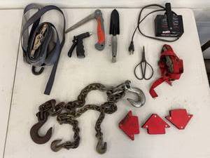 Tow Chain & Ratchet Strap Mixed Lot - KATS Heaters 1160 Handi-Heat Magnum