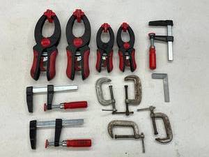 Clamps Mixed Lot - Bar, Spring & C-clamps With Square