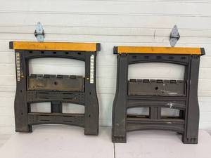 Adjustable Saw Horse Pair - AG (Lot of 2)