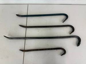 Pry Bars - Set of 4 Steel Crowbars