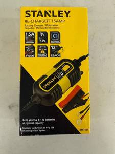 Battery Charger Maintainer - Stanley RE-CHARGEIT BM315S 1.5A