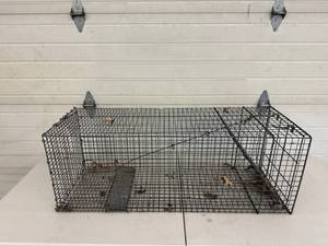 Live Animal Trap - Large Wire Cage 48 X 16 X 18 in