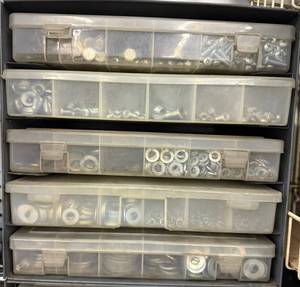 Hardware Washers, Nuts & Bolts Mixed Lot