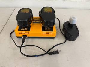 Battery Charger - DeWalt DC9320 With 2 Batteries