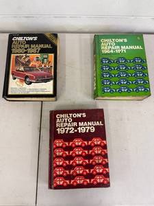 VTG Auto Repair Manuals - Chiltons 1964-1971, 1972-1979 & 1980-1987