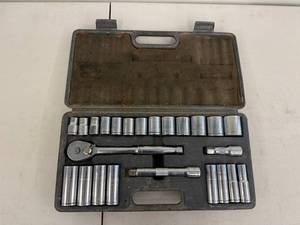 Socket Set - K-D Professional Mechanic 25-Piece Chrome Vanadium