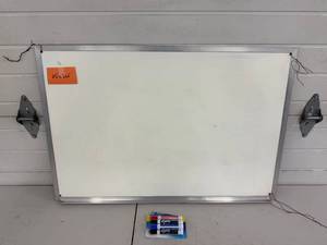 Dry Erase Whiteboard - 25 X 36 in Aluminum Frame With Expo Markers