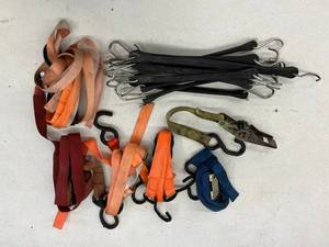 Ratchet Straps & Bungee Cords Mixed Lot