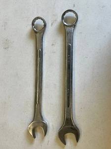 Combination Wrenches 1-58 & 1-34 in (Lot of 2)