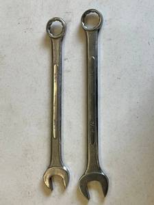 Box End Wrenches - Pittsburgh 12 in & 1-38 in (Lot of 2)