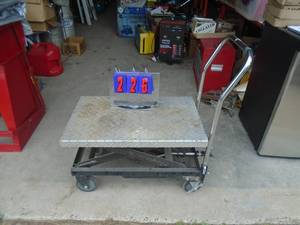 Lift table. As shown. Working condition.