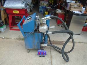Marine dyno meter with hydraulic pump to measure torque. As shown.