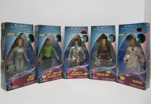 Lot of 5 Mint in Box STAR TREK Large Action Figures #1