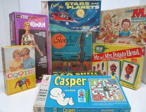 Nice Lot of Vintage Board Games &amp Toys