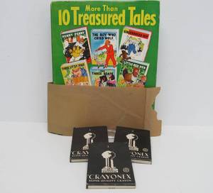 Set of Great Condition wDust Jacket Mail-Away Childrens Books - More Than 10 Treasured Tales - 1943