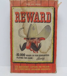 Very Cool Vintage 1950s REWARD Board Game wBox