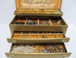 Jewelry Box Full of Vintage &amp Modern Jewelry - Some Signed #3