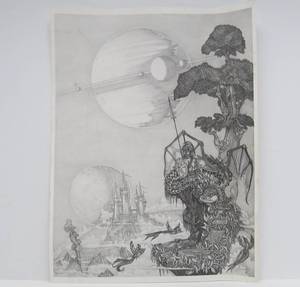 Unframed Signed Sci-Fi Fantasy Artwork Print