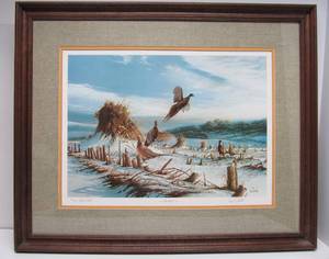 Framed Signed TERRY REDLIN Artist Proof Print - Startled