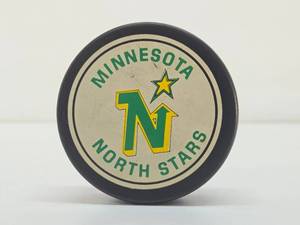 Original Vintage 1960s-70s era Hockey Puck #1 - MN North Stars
