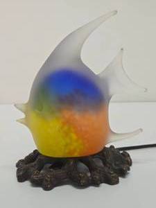 Working Glass Fish Lamp