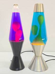 2 Working Retro Lava Lamps