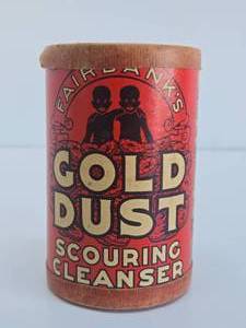 NOS Vintage 1930s era GOLD DUST Scouring Cleanser Advertising Can