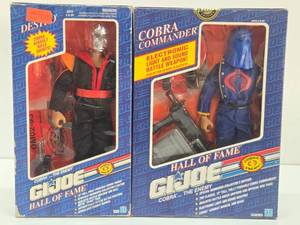 Large Size GI JOE Hall of Fame Edition Cobra Commander &amp Destro Action Figures