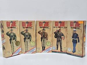 Lot of 5 Mint in Box Large Size GI JOE Action Figures
