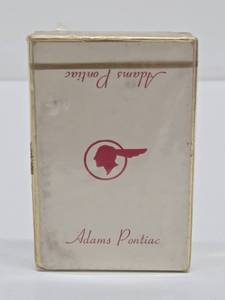 Sealed Vintage 1950s PONTIAC Advertising Playing Cards