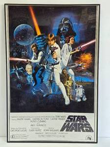 Framed STAR WARS Movie Poster&nbsp