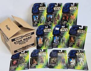 Lot of 10 Brand New in Package STAR WARS HasbroKenner 1990s Action Figures #1
