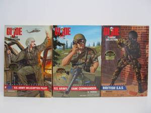 3 New in Box Large Size GI JOE Classic Collection Action Figures