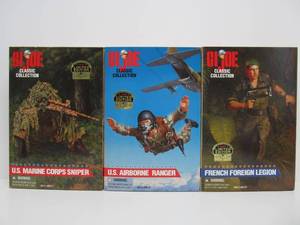 3 New in Box Large Size GI JOE Classic Collection Action Figures