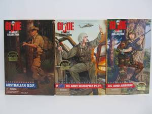 3 New in Box Large Size GI JOE Classic Collection Action Figures
