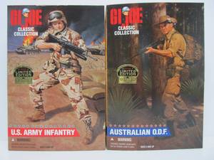 2 New in Box Large Size GI JOE Classic Collection Action Figures