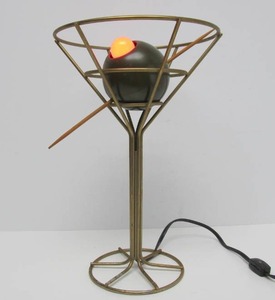 Original Working 1990s Designer Martini Lamp by David Krys