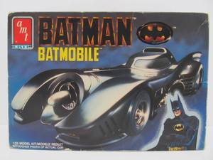 Complete Unbuilt Vintage amt BATMOBILE Model Kit