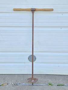 Large Antique Late 1800s Post Auger Tool