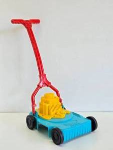 Vintage Marx 1960s era Toy Power Mower wZA-ZOOM Motor Roar