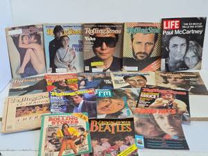 Lot of Vintage Magazines Featuring the Beatles, Rolling Stones, Bruce Springsteen &amp The Who