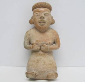 Vintage Pre-Columbian Style Clay Figure
