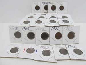 Lot of 26 Assorted US Indian Head Pennies from 1882-1907 #2