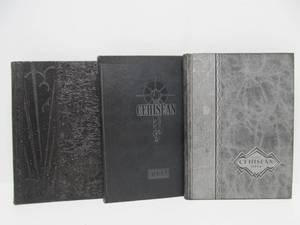 Lot of 3 Original 1930s The Cehisean Central High School Year Books