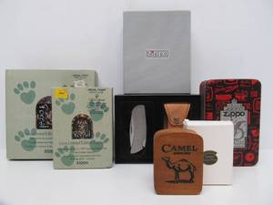 Group of Mint in Box ZIPPO Lighters &amp other Items