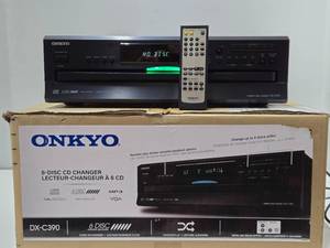 2 Like-New ONKYO Model DX-C90 CD Changer wRemote