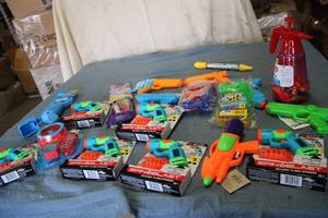 Water balloons, squirt guns, and mo...